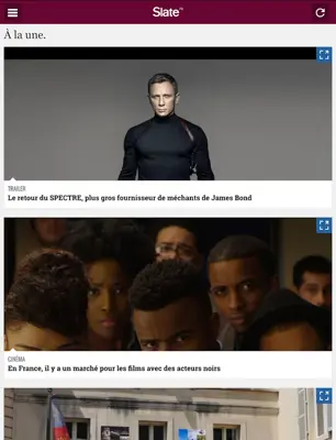 Slate.fr android App screenshot 1